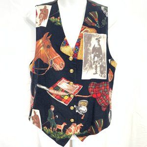 Liz Claiborne Collection Vintage Equestrian Vest